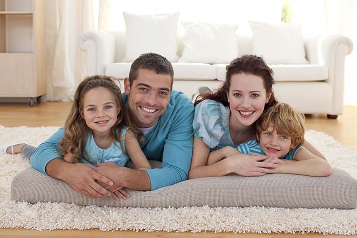 Happy family on the floor Dunwoody, GA